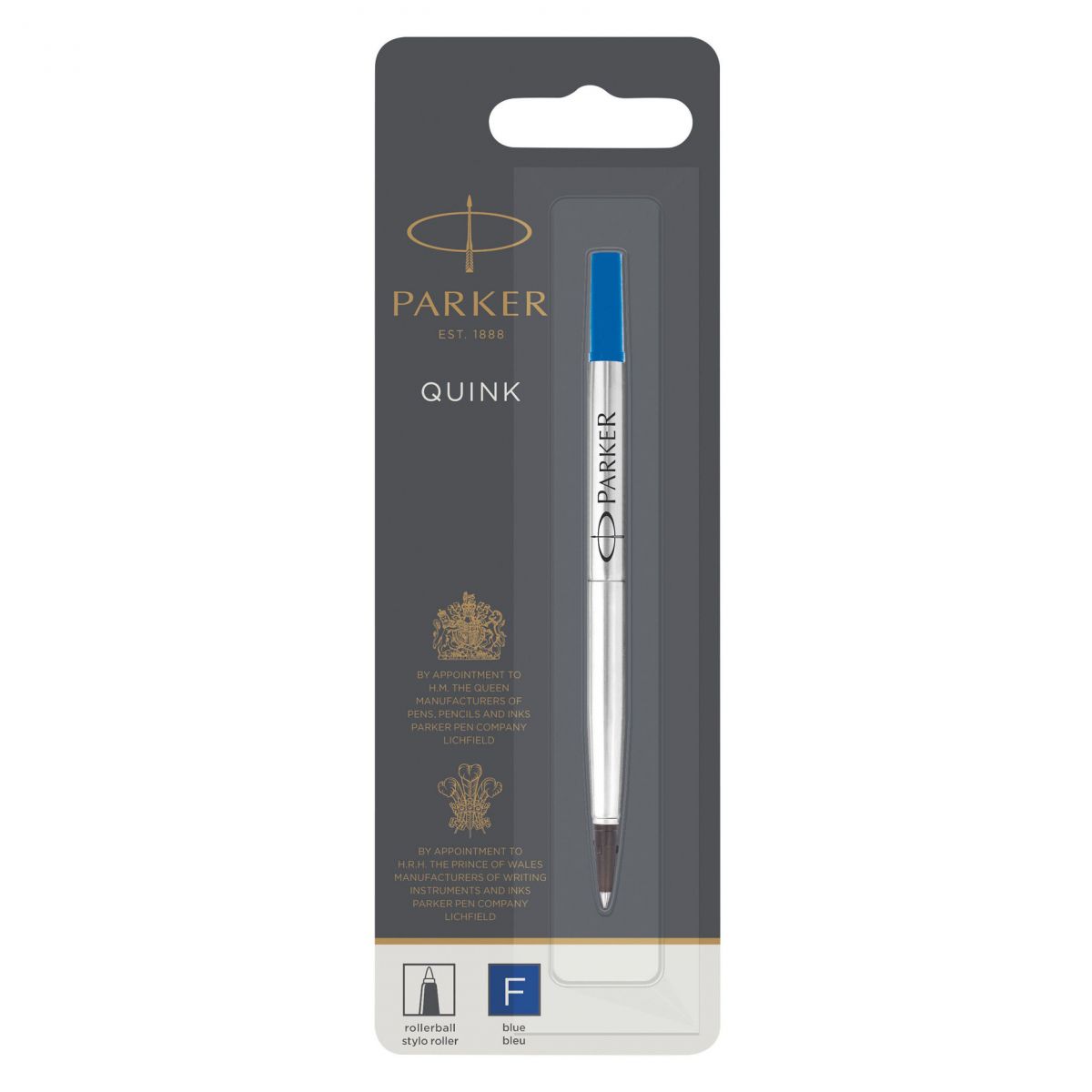 Ruột viết lông bi Parker RB M/F BLU